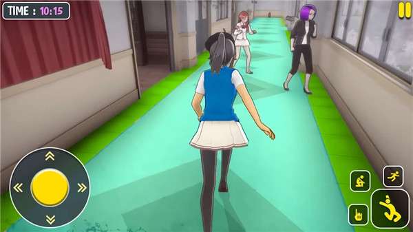 樱花少女高中模拟3D图1