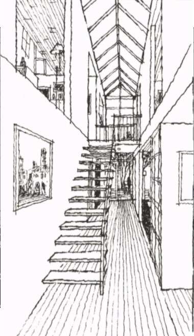 简笔画风合并大楼图1