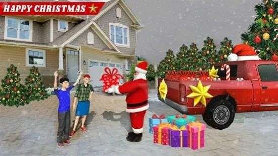 圣诞老人汽车驾驶3D图2