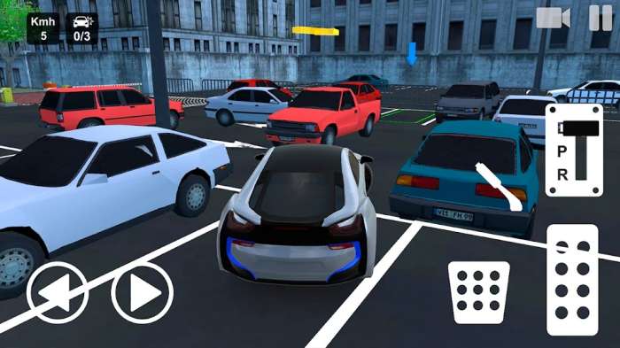 真实停车场3D市中心图2