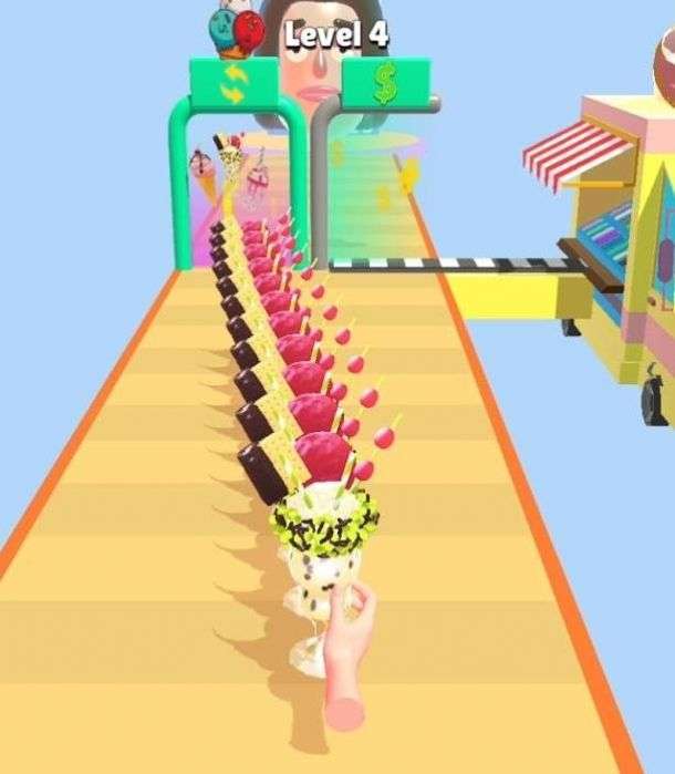 冰淇淋堆游戏安卓版（Ice Cream Stack）图2