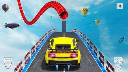 巨型坡道汽车特技3D图1